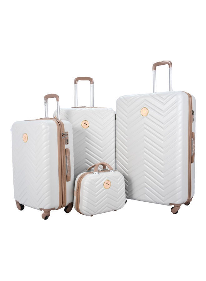 STAR LINE 5 Pieces Star Line Luggage Trolley Bags Set Beige/Khaki - Image 2