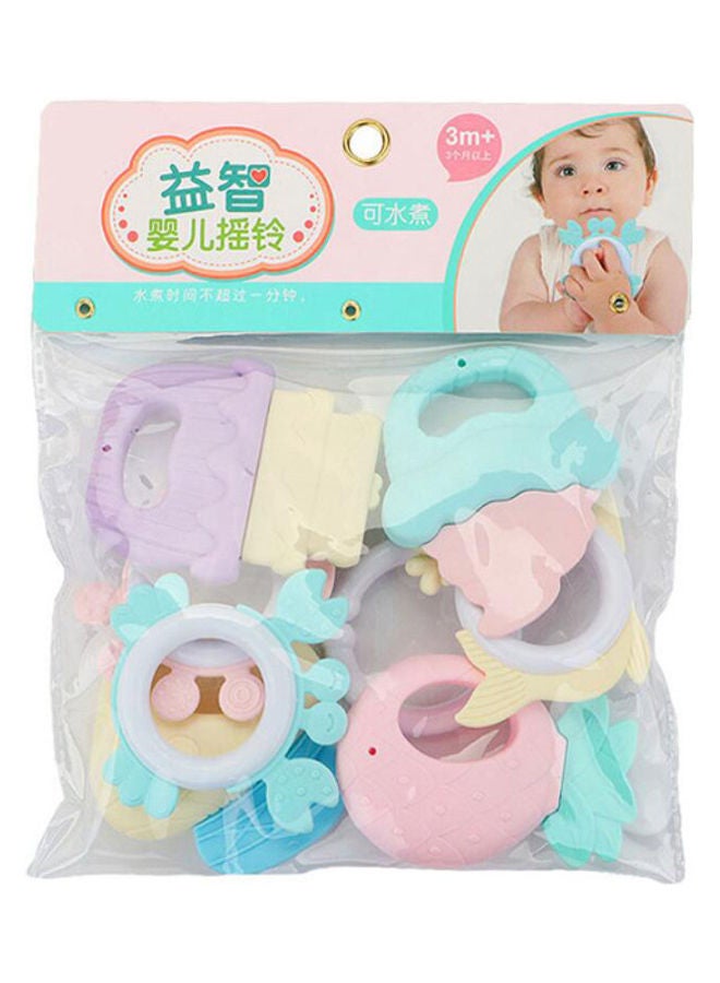 طقم ألعاب خشخيشة بأشكال عدة للأطفال مكون من 8 قطع - Image 2