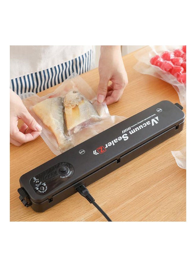 AnneFish - Household Automatic Vacuum Sealing Machine black 37x8.5x7cm - Image 1