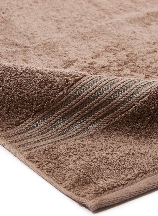 White Rose 6-Piece Cotton Towel Set Chocolate  - Image 3