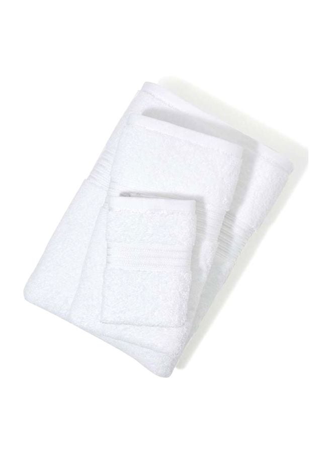 وايت روز طقم مناشف من 6 قطع رمادي / أبيض Bath Towel 75x145, Bath Towel 70x140, 2xHand Towel 50x90, 2xFace Towel 33x33سم - Image 5