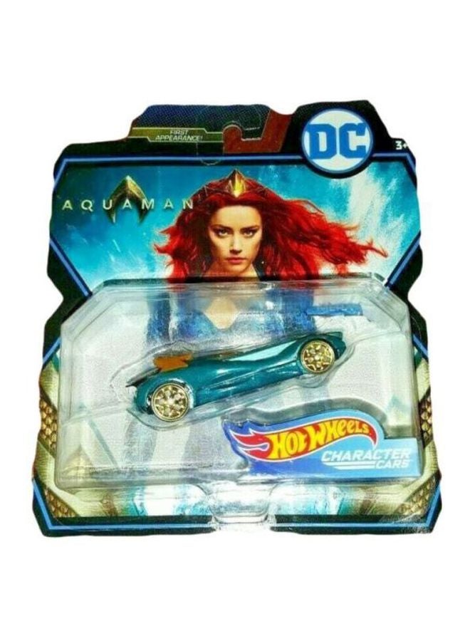 هوت ويلز لعبة سيارة كاركتر كار بتصميم مستوحى من فيلم "Aquaman" طراز FXW57 أزرق - Image 3