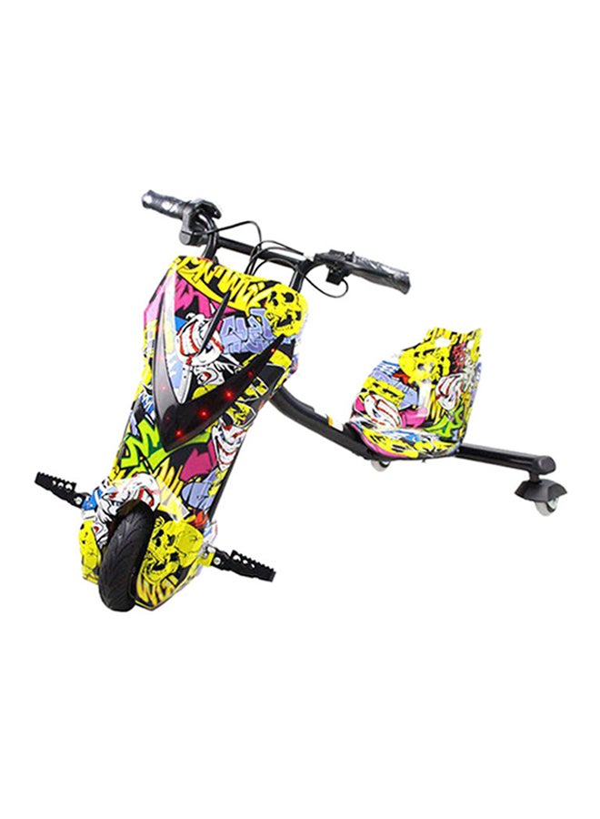 Cool Baby Electric Drift Scooter With LED Light Black - Image 1