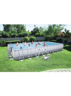 5-Piece Power Steel Rectangular Swimming Pool Set 956x132x488cm - v1612538457/N41509845A_3