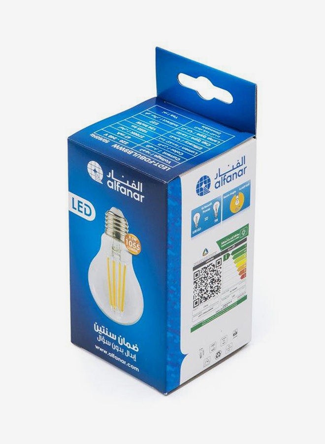 Dimmable LED Filament Bulb, 8.5 Watt Warm White - v1612539210/N43882990A_2