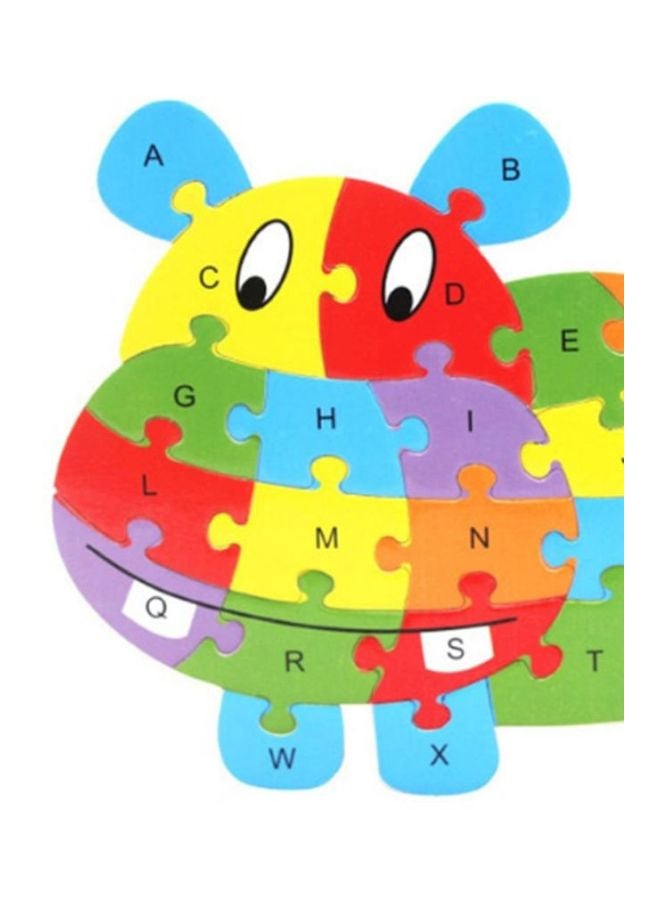 Beauenty 26-Piece English Letter Animal Jigsaw Puzzle Set - Image 2