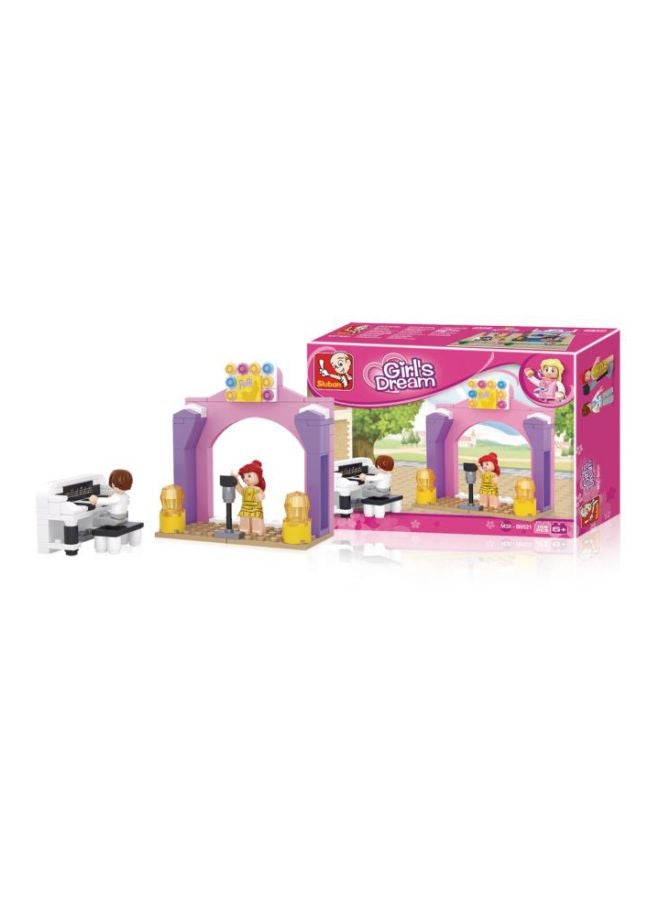 Sluban 6938242952914 109-Piece Dream Music Stage Building Blocks Set M38-B0521 6+ Years - Image 3