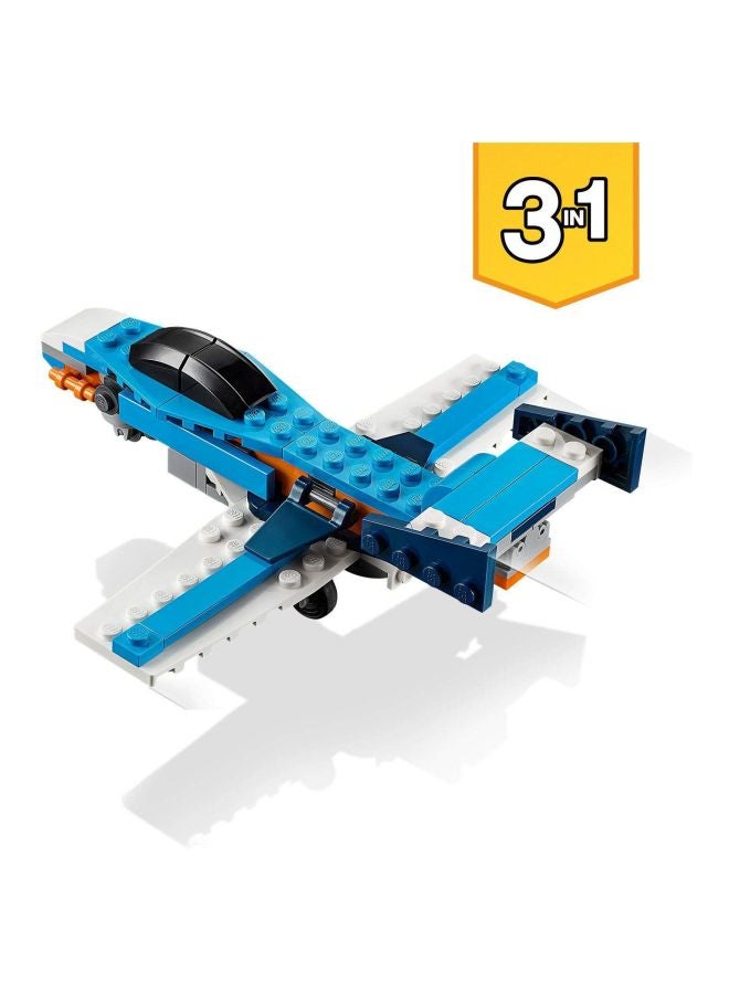 LEGO - 31099 128-Piece Creator Propeller Plane Set 31099 6+ Years - Image 1