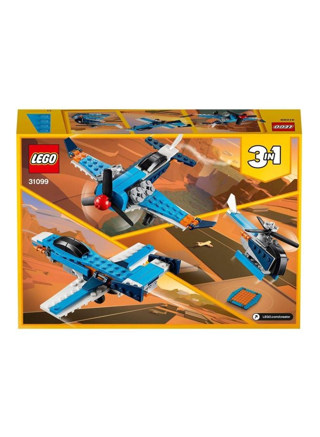 LEGO - 31099 128-Piece Creator Propeller Plane Set 31099 6+ Years - Image 1