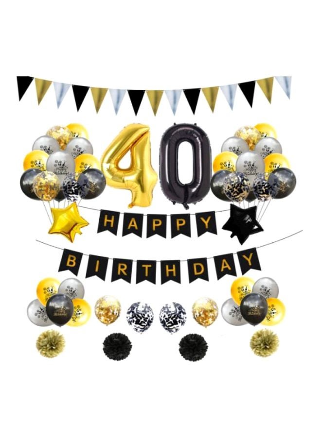 بيوينتي مجموعة بالونات لتزيين عيد الميلاد الأربعين - Image 1