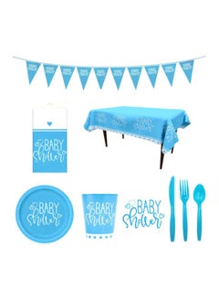 Goldedge 114-Pieces Party Tableware Set  - Image 1