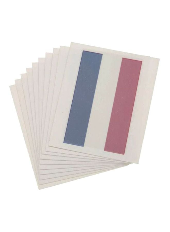 ANSELF 10-Piece National Flag Temporary Tattoo Set 5x4.3x0.3cm - Image 1