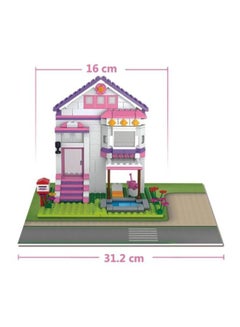 Sluban M38-B0532 291-Piece Holiday Home Building Set M38-B0532 291 6+ Years  - Image 4