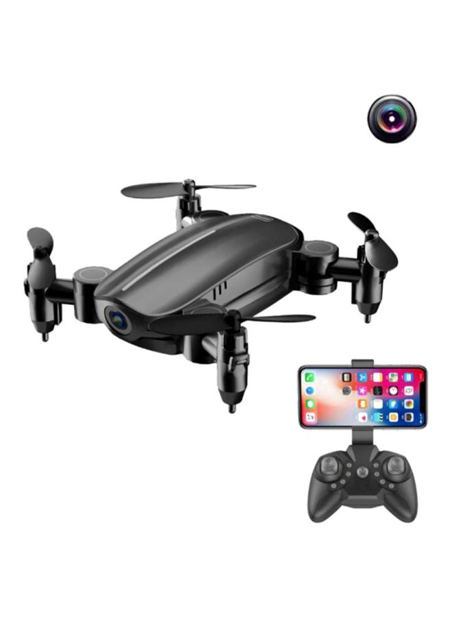 فوبيري طائرة درون صغيرة رباعية المراوح وقابلة للطي مزودة بـ6 محاور وكاميرا عالية الوضوح بدقة 2.0 ميجابكسل من منظور الشخص الأول وتعمل بجهاز تحكم عن بعد بنطاق تردد 2.4 جيجاهرتز وتدعم تقنية الواي فاي 95x95x20سم - Image 2