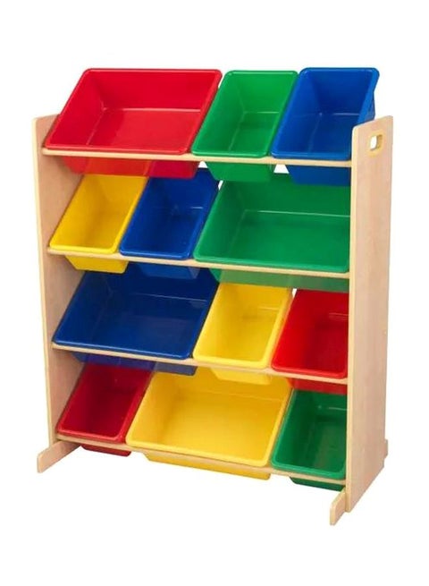 12-Piece Store It Bin Unit Set For Kids Playset Storage 16774 100.33x83.19x46.99cm