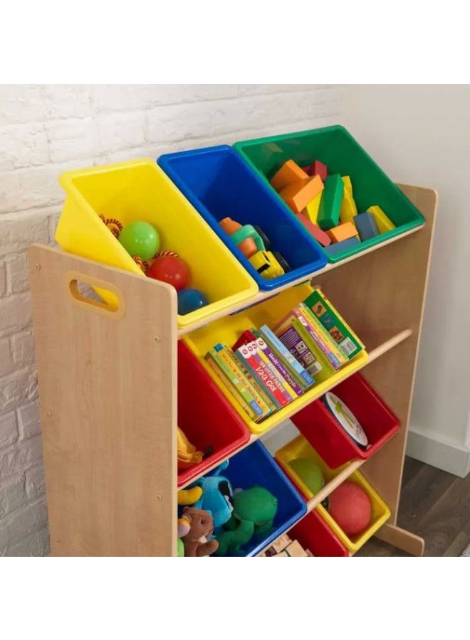 12-Piece Store It Bin Unit Set For Kids Playset Storage 16774 100.33x83.19x46.99cm