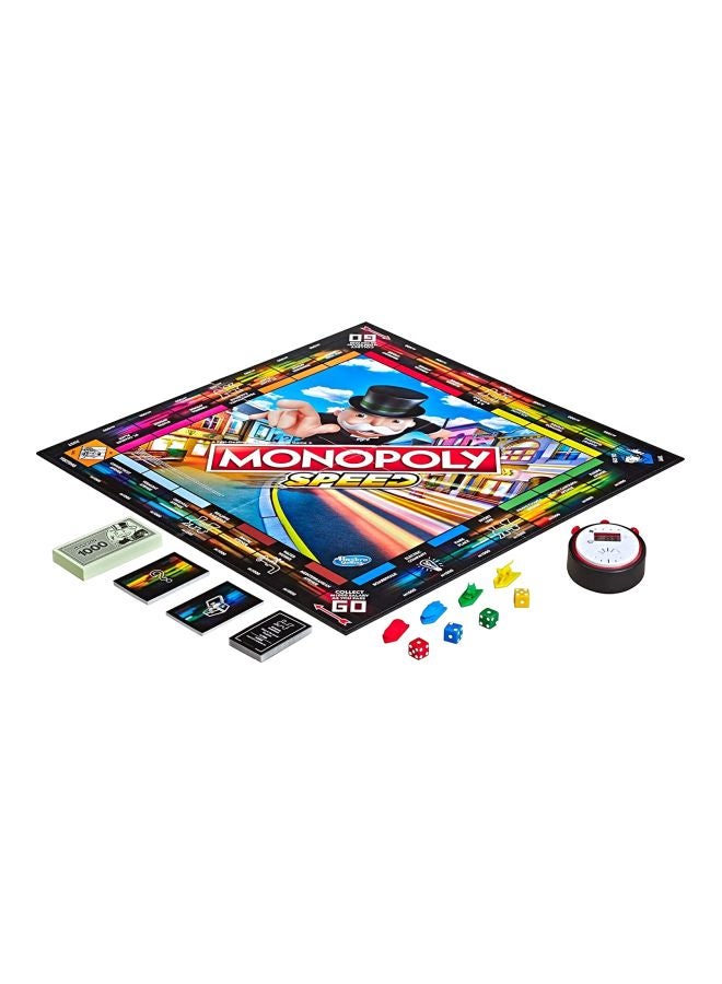HASBRO - GAMING - Monopoly Speed Board Game - Image 1