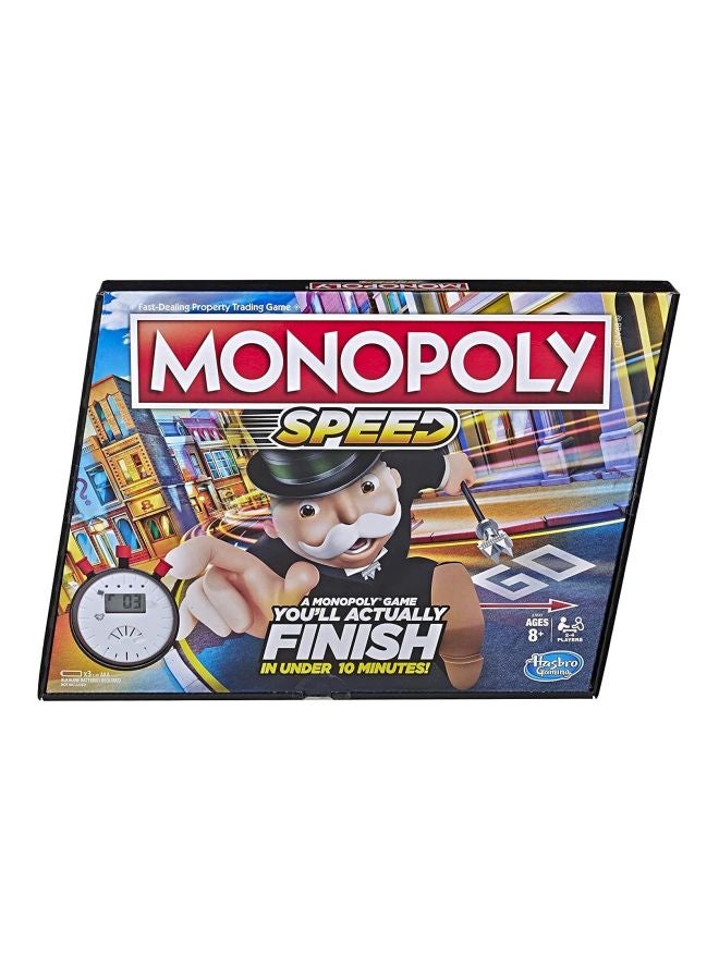 HASBRO - GAMING - Monopoly Speed Board Game - Image 1