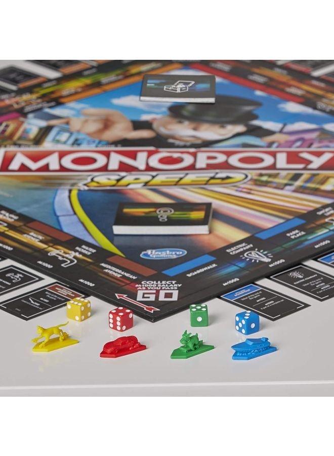 HASBRO - GAMING - Monopoly Speed Board Game - Image 1