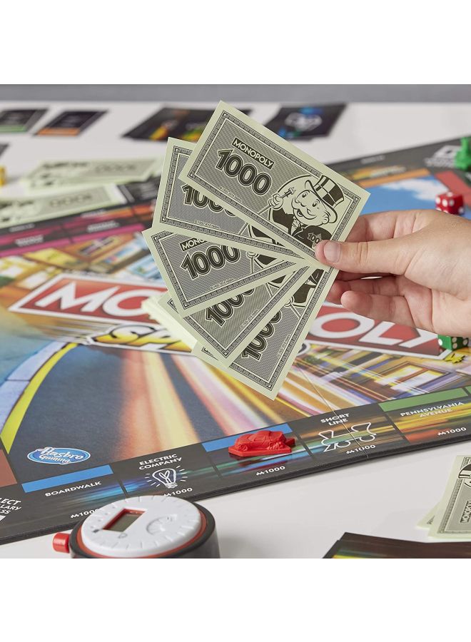 HASBRO - GAMING - Monopoly Speed Board Game - Image 1