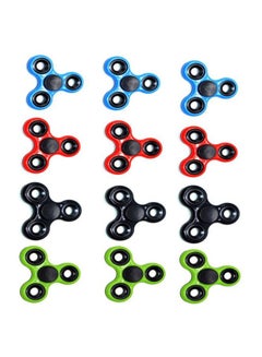 Cool Baby 12-Piece Plastic Fidget Spinner Set 6.5x0.65x6.5cm  - Image 2