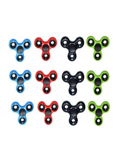 Cool Baby 12-Piece Plastic Fidget Spinner Set 6.5x0.65x6.5cm  - Image 3