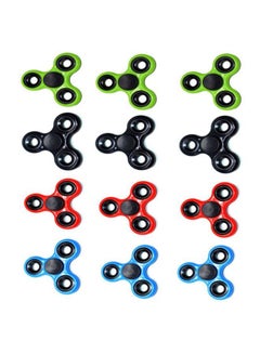 Cool Baby 12-Piece Plastic Fidget Spinner Set 6.5x0.65x6.5cm  - Image 4