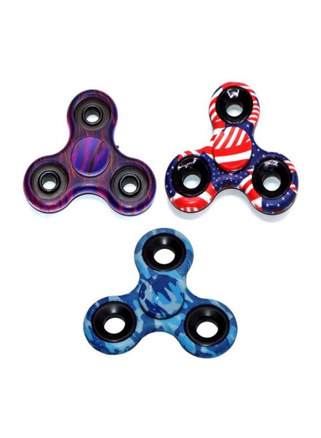 Cool Baby 3-Piece Plastic Tri-Hand Fidget Spinner Set DIA156MUT 6.5x0.65x6.5cm - Image 2