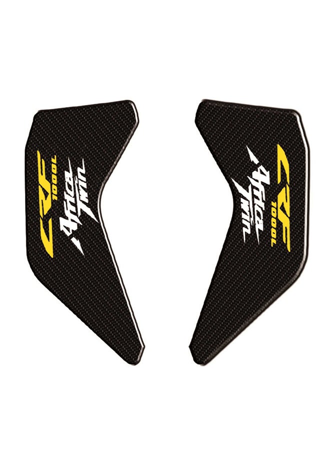 Generic Motorcycle Carbon Fiber Gas Oil Tank Pad Protector  - Image 5