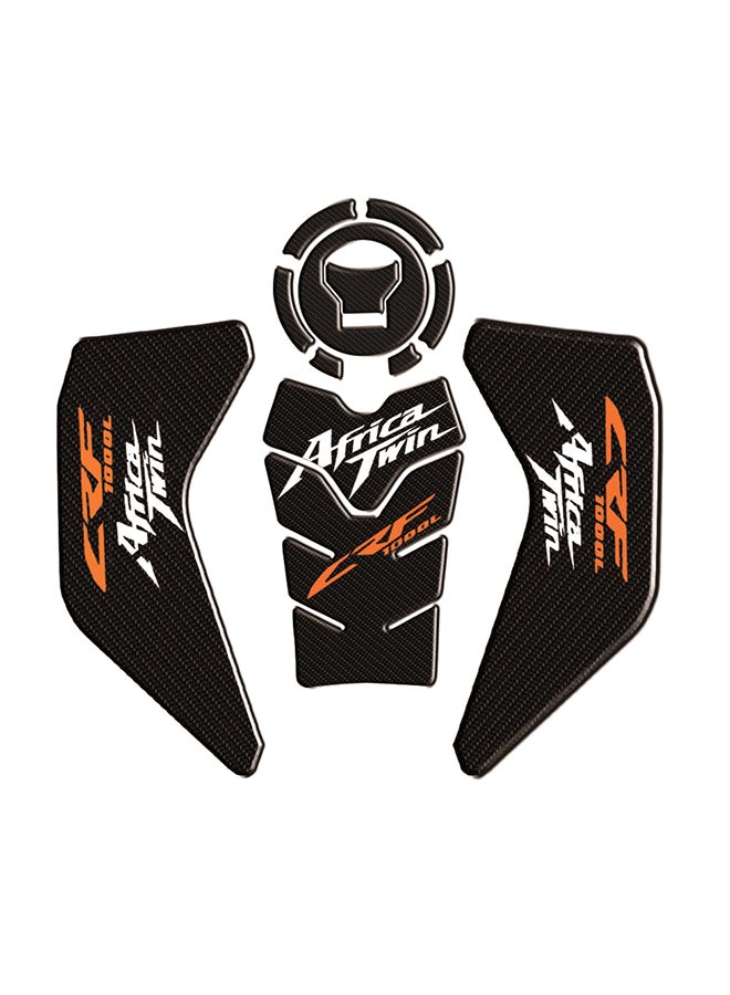 Generic Motorcycle Carbon Fiber Gas Oil Tank Pad Protector  - Image 1