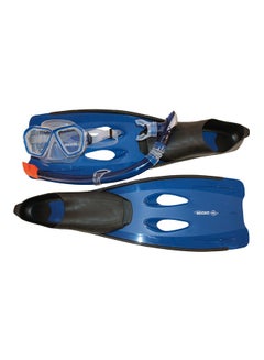 Beuchat Trio Plus 500 Diving Mask, Snorkel and Fins Set