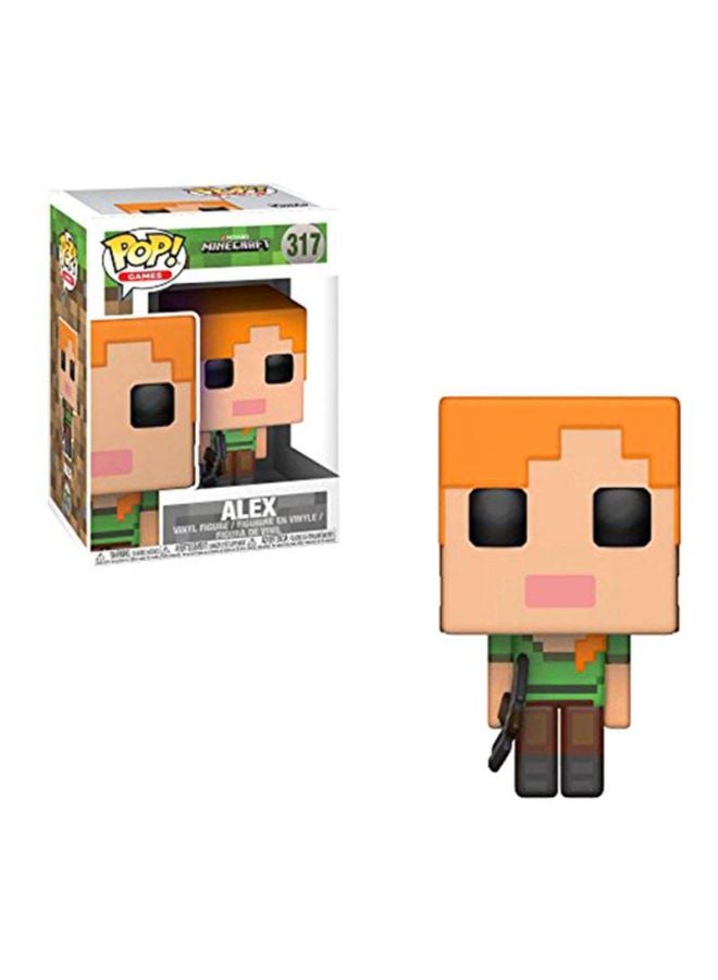 Funko - POP Game Minecraft Alex Bobblehead 26384 3.75inch - Image 1