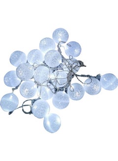asmat 20-LED Cotton Ball String Light White 6meter  - Image 3