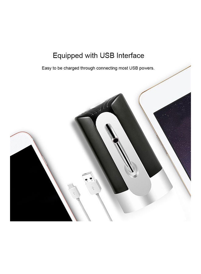 موزع مياه بمضخة كهربائي تلقائية بمنفذ USB للشحن H24193B-KM أسود - Image 3