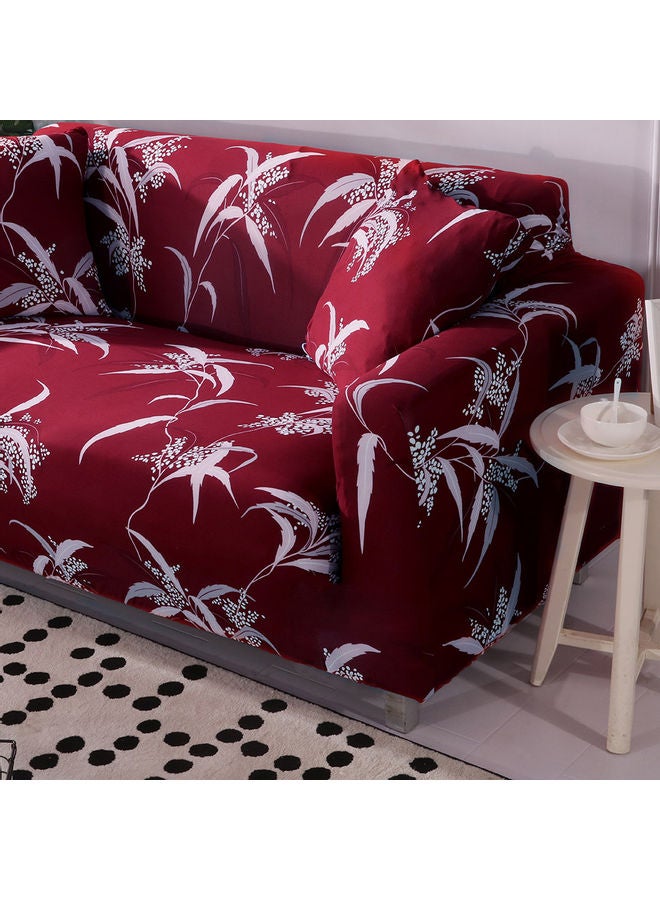 غطاء أريكة وغطاء وسادة شامل مسند الذراع fabric أحمر 35x7x35سم - Image 3