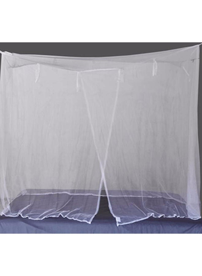 ستارة للسرير بتصميم خيمة تحمي من البعوض polyester أبيض 47x5x31سم - Image 1