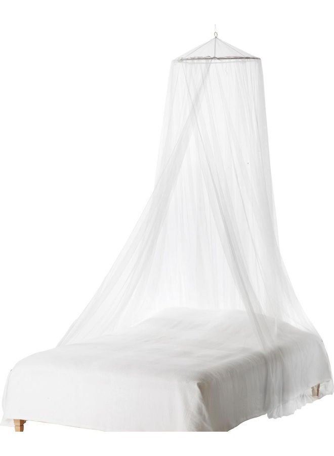 Dome Mosquito Mesh Net polyester White 30x4x27cm - Image 1