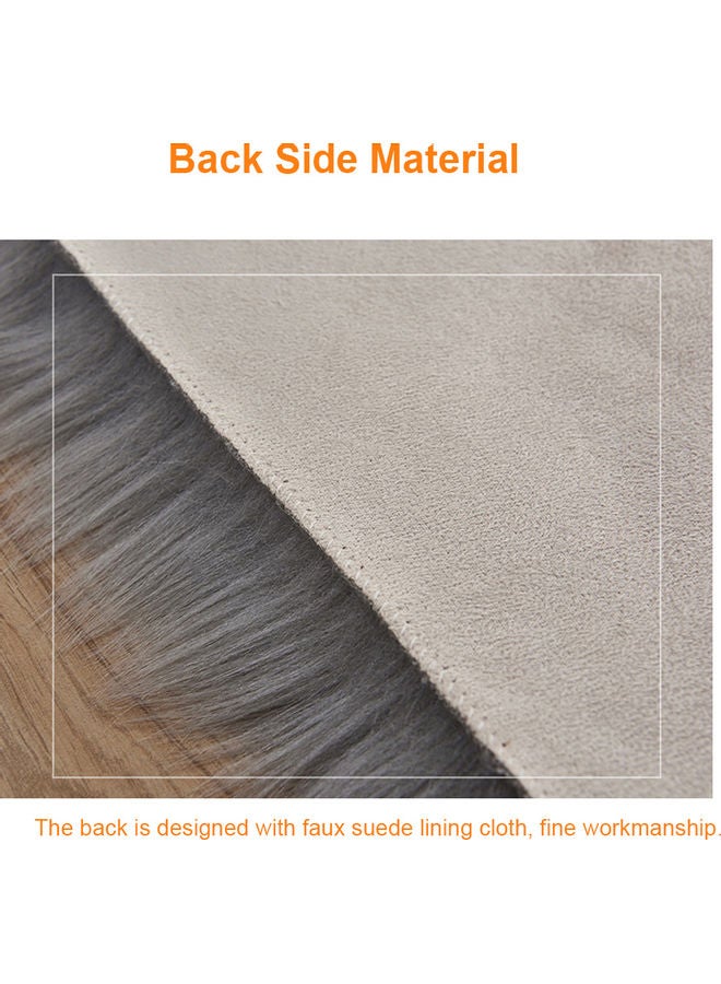 Ultra Plush Fluffy Rugs wool White 50x80cm  - Image 2
