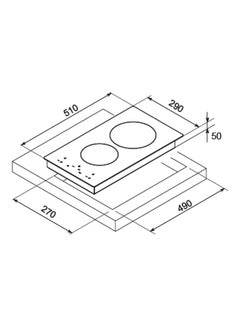 MASTERgas 2-Burners Gas Stove H32TCT Black  - Image 2