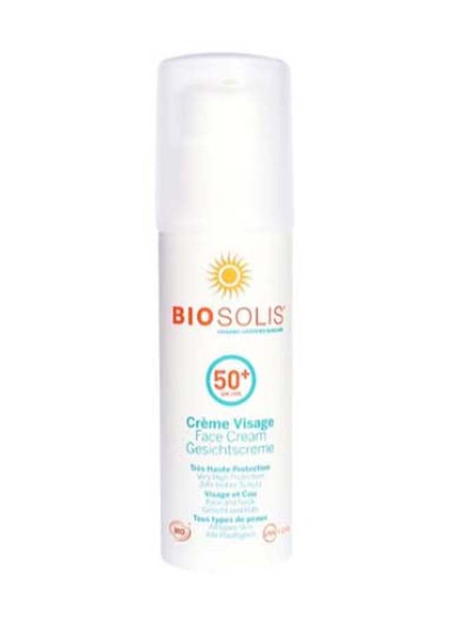 BIOSOLIS Organic Face Cream SPF 50+ 50ml - Image 1