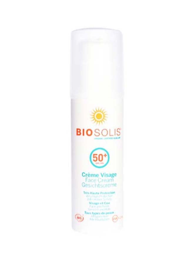 BIOSOLIS Organic Face Cream SPF 50+ 50ml - Image 3