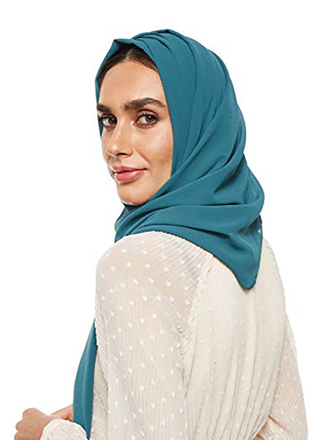 Shadow - Super Soft Chiffon Hijab Light Seagreen - Image 1