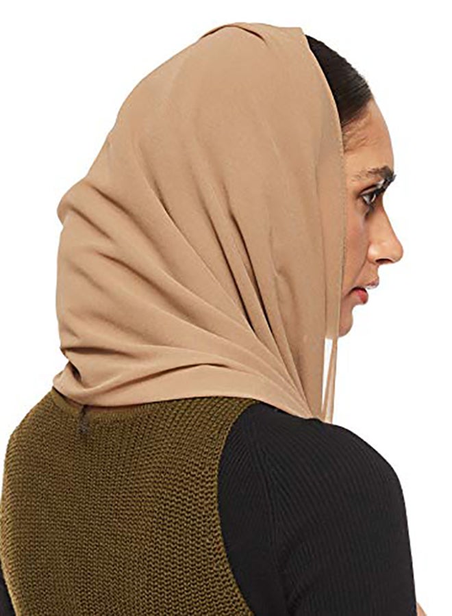 شادو حجاب شيفون ناعم للغاية برونزي  - Image 3