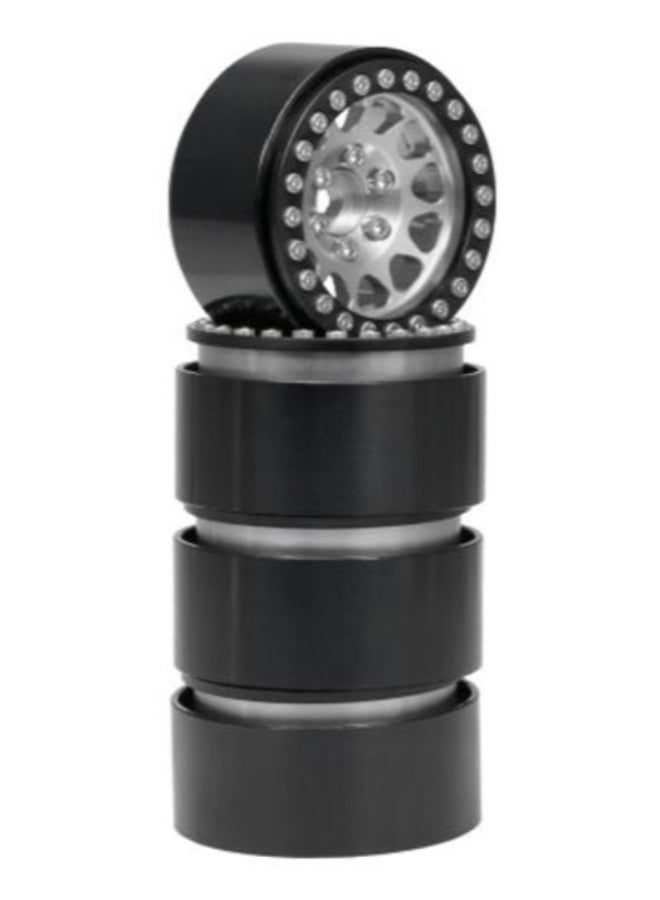 كيه كيه مون مجموعة محاور لحواف العجلات الملحومة من 4 قطع طراز 1RM11943GY - Image 2