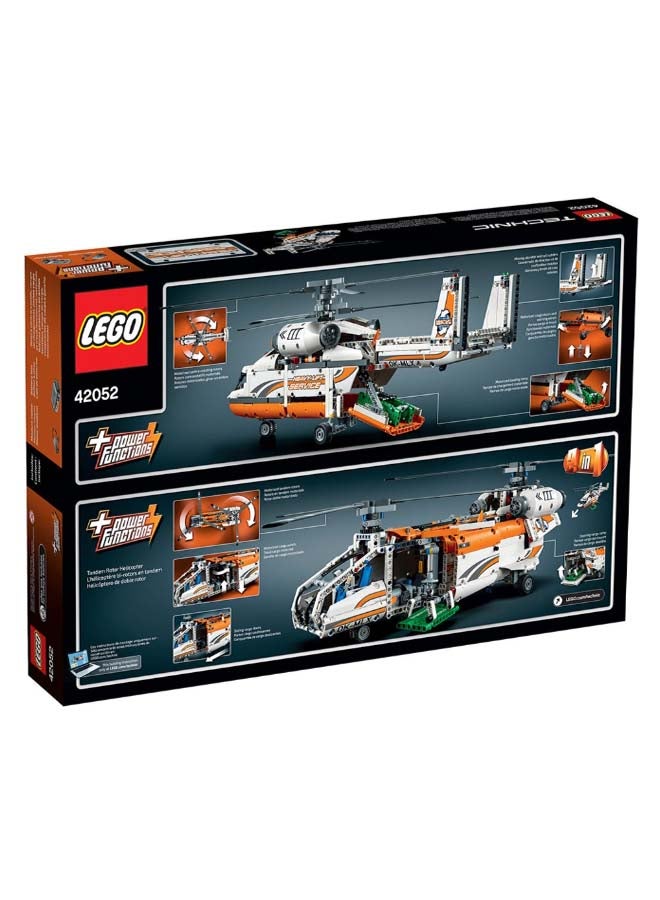ليغو مجموعة بناء متقدمة لمروحية رفع ثقيل من 1042 قطعة طراز 42052 42052 1042 أكبر من 10 سنوات - Image 2