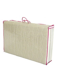 Home Canvas Folding Foam Mattress With Storage Bag White 180cm  - Image 1