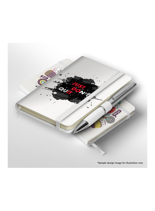 Stylizedd Designer A5 Thick Hardcover Notebook - Lick White - Image 4