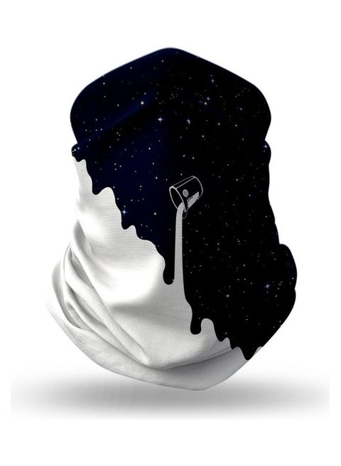 Designer Neck Gaiter Face Mask Reusable- Milky Way