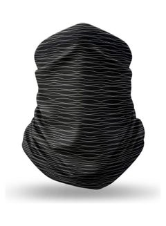 Designer Neck Gaiter Face Mask Reusable- Squiggly Lines