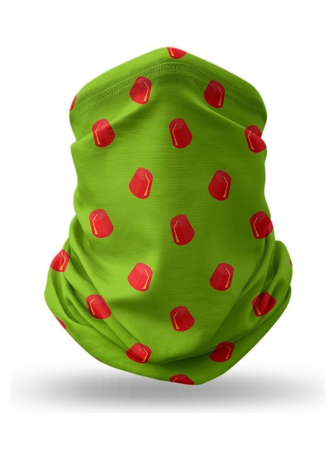 Stylizedd Designer Neck Gaiter Face Mask Reusable- Dancing Tarbouche - Image 1